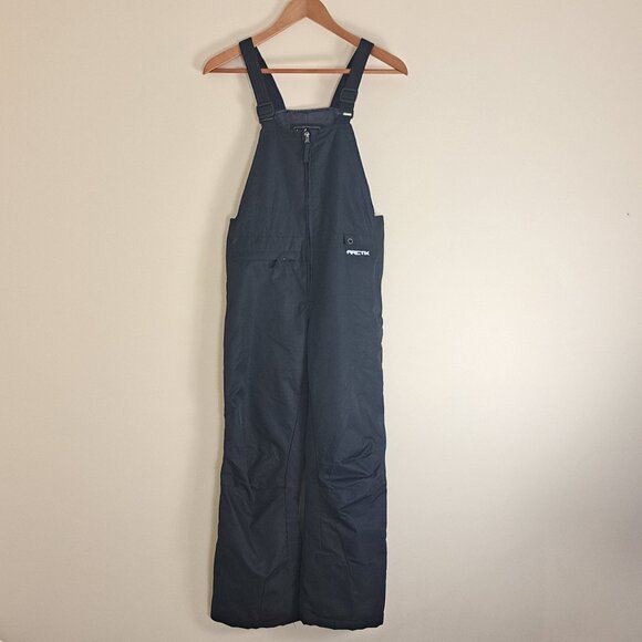 Arctix Kid's Youth Black Snow Bib Overalls 5K Cold Weather Performance Size Med - Picture 1 of 11